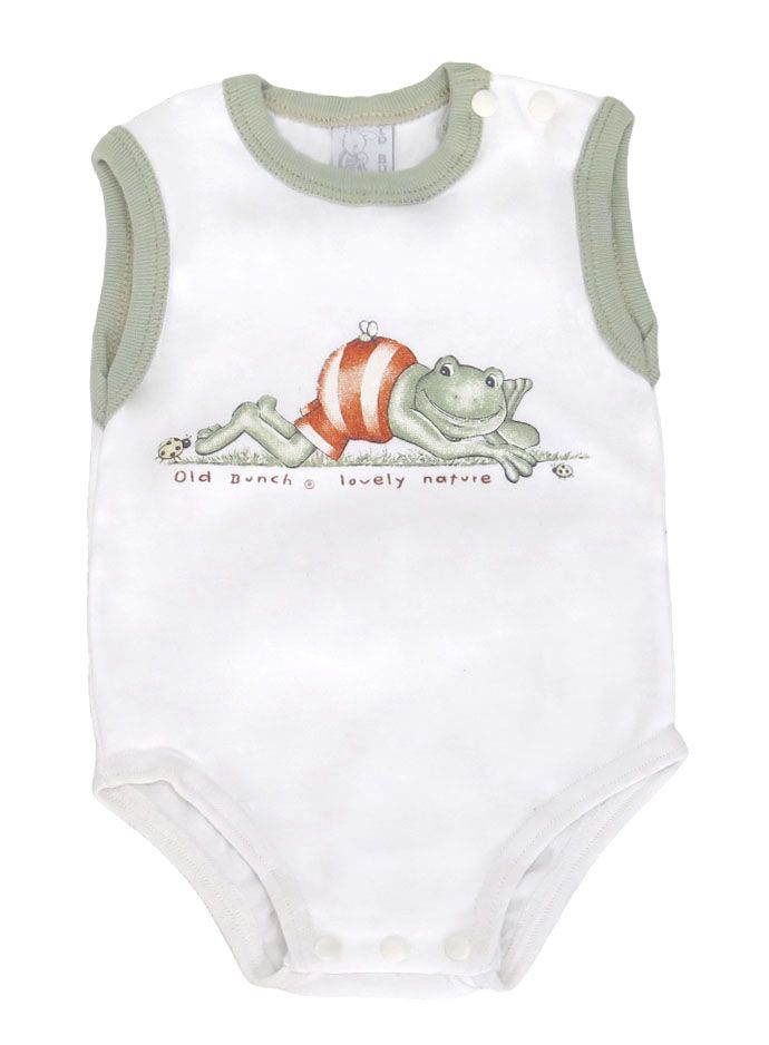 Body sin Mangas Estampado de Sapo