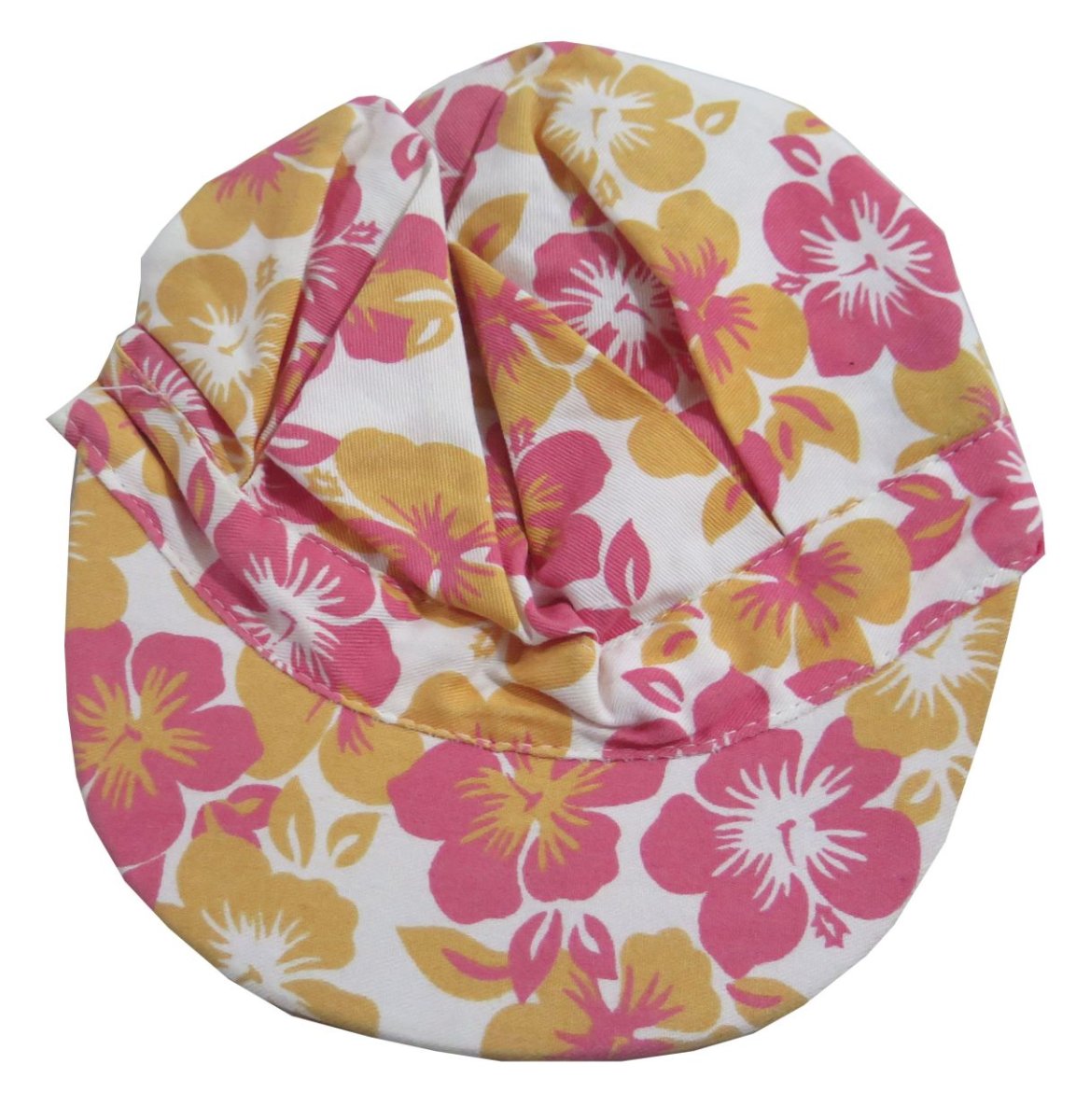 Gorro Cap Visera Estampado Flores Hawaianas