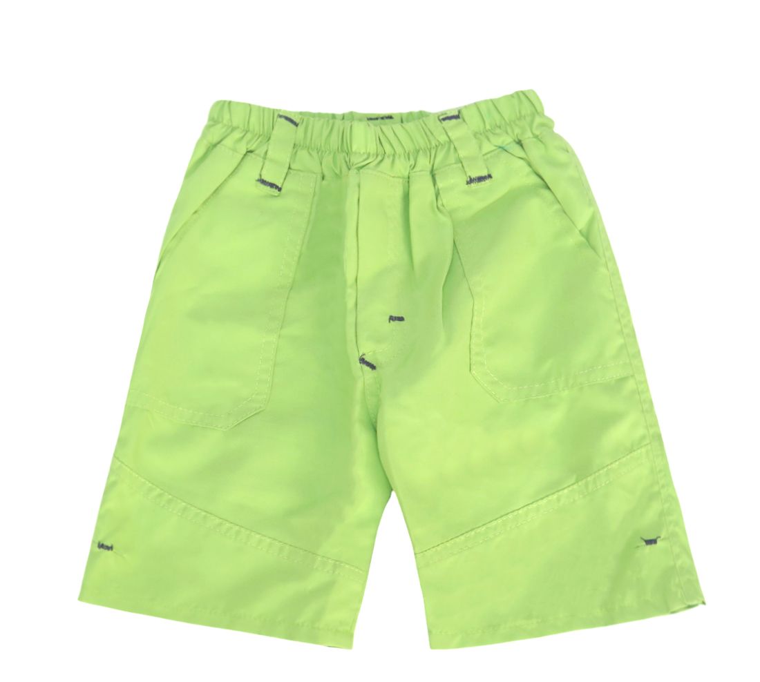 Bermuda Microfibra Con Cintura Elastizada