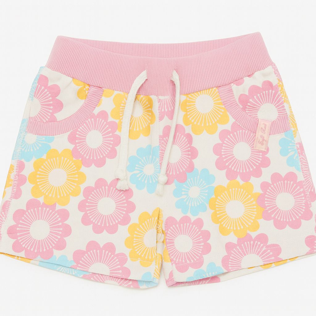 Pijama Verano Remera Manga Corta y Short Estampado Lunares