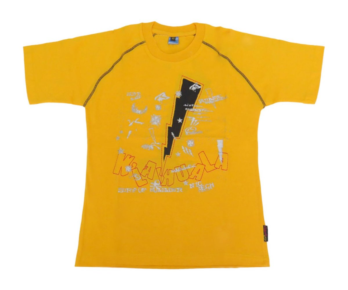 Remera Manga Corta Estampado Rayo