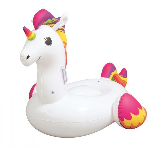 Inflable Con Cabeza para Montar Unicornio -  Salvavidas