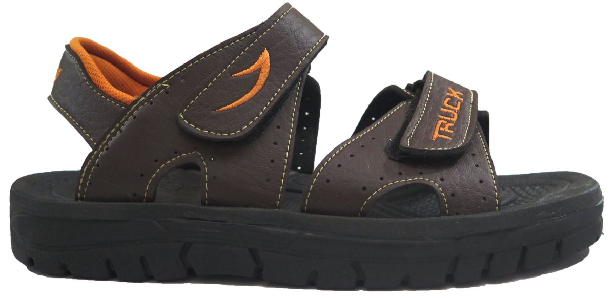 Sandalia de Cuerina con Doble Velcro