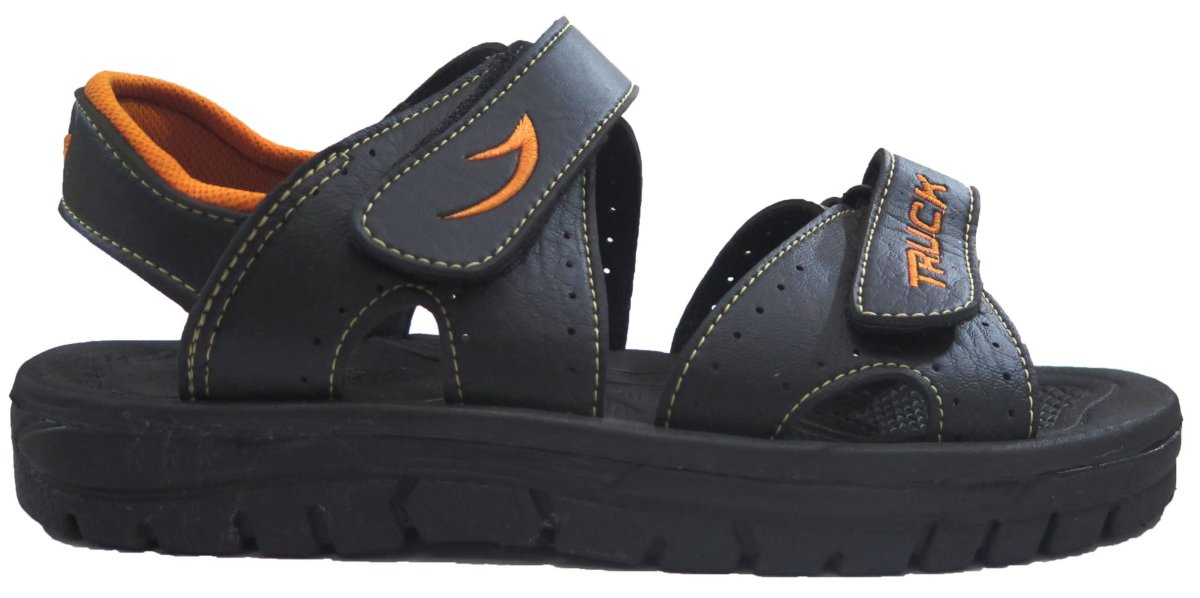 Sandalia de Cuerina con Doble Velcro