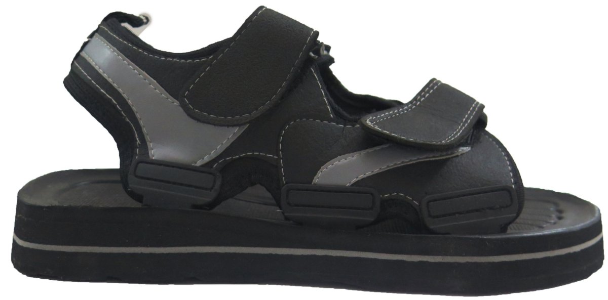 Sandalia de Goma Doble Velcro