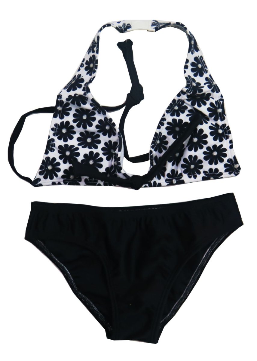 Malla 2 piezas Estampado Margaritas con Glitter