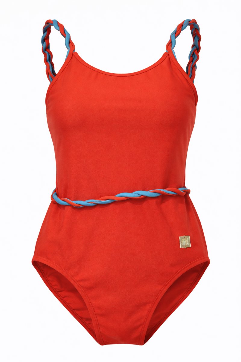 Malla Entera con Breteles Trenzados