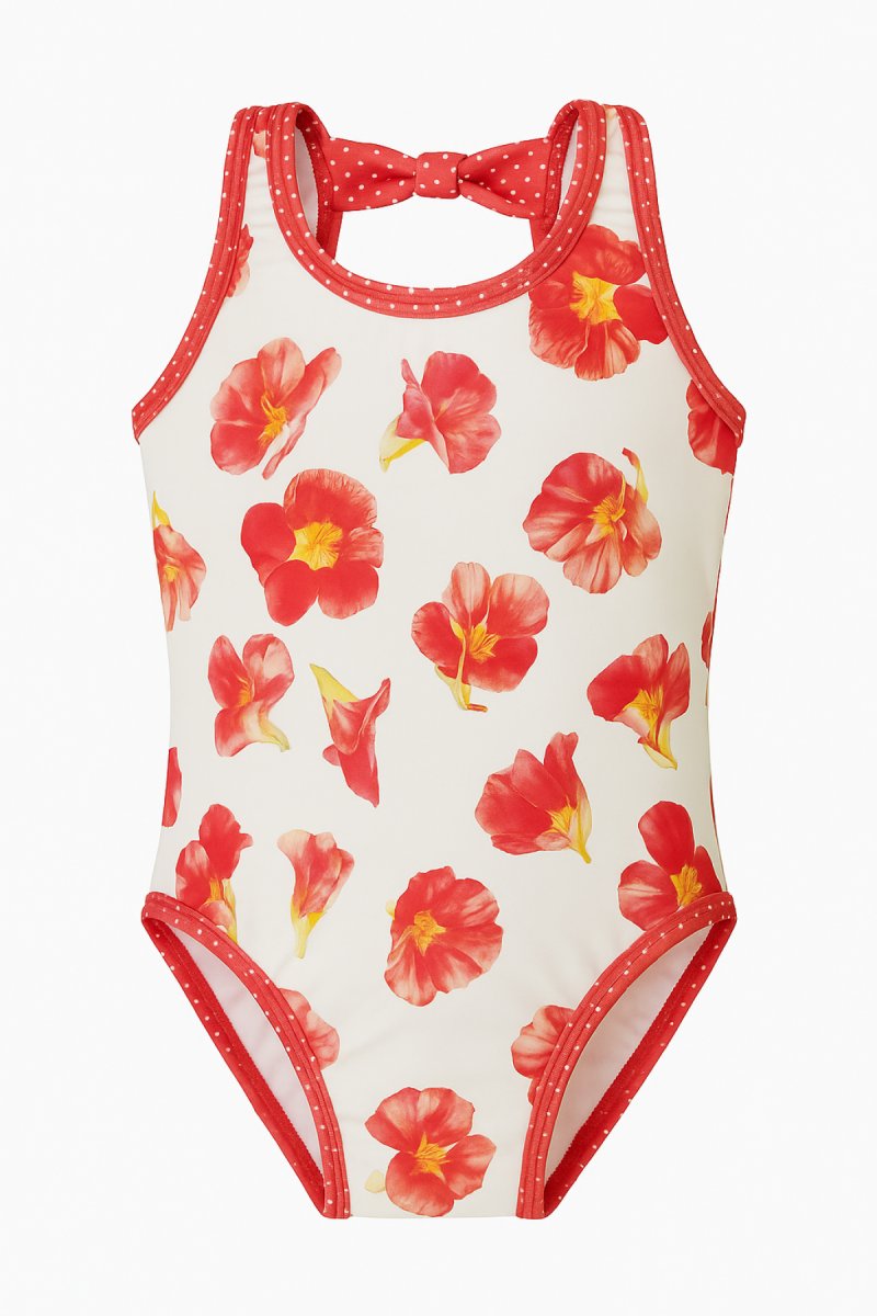 Malla Entera Estampado Flor