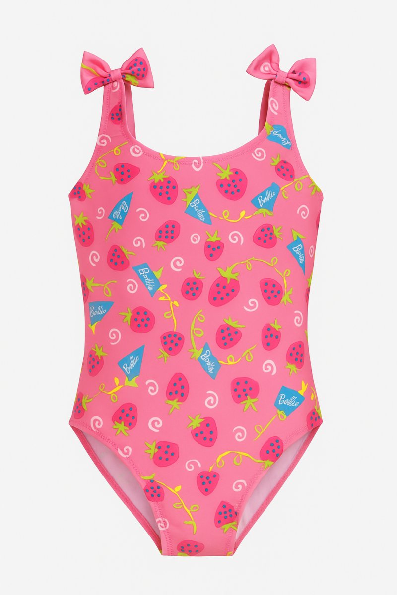 Malla Entera Estampado Frutillas