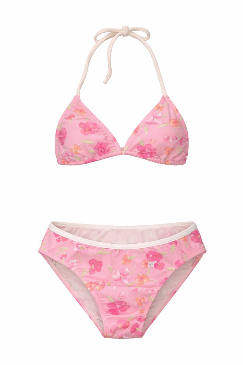 Malla 2 Piezas Estampado Flores