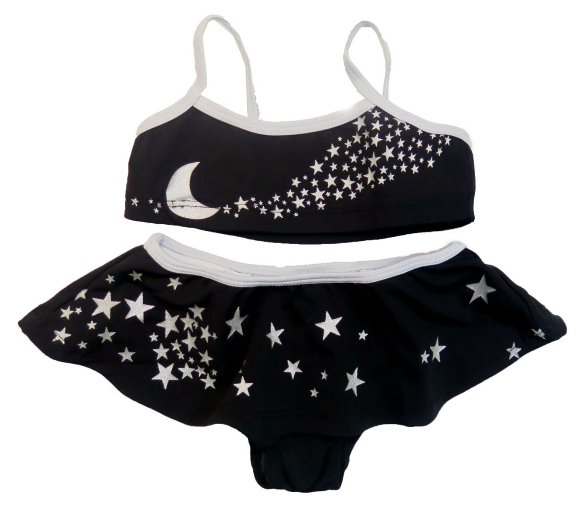Malla 2 Piezas Estampado Estrellas con Glitter