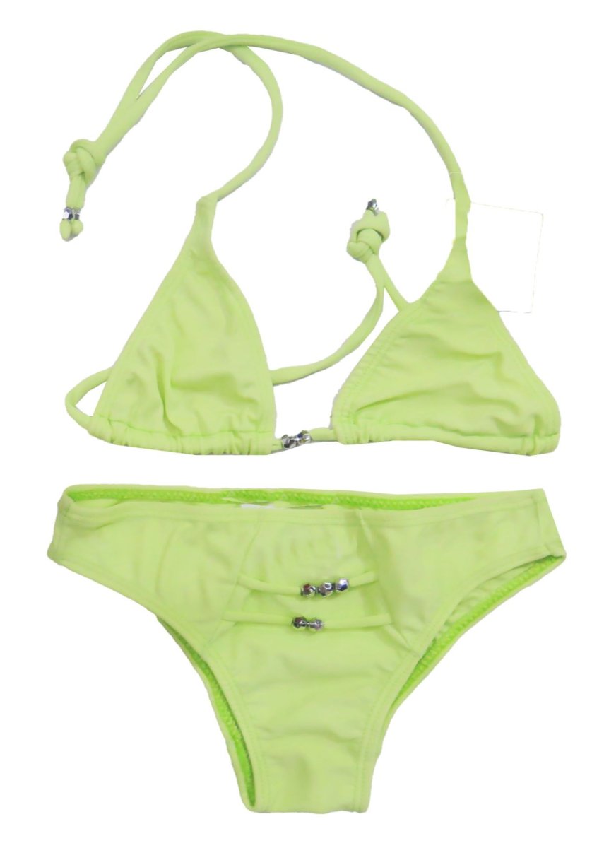 Malla 2 Piezas Liso con Cuentas Metalizadas