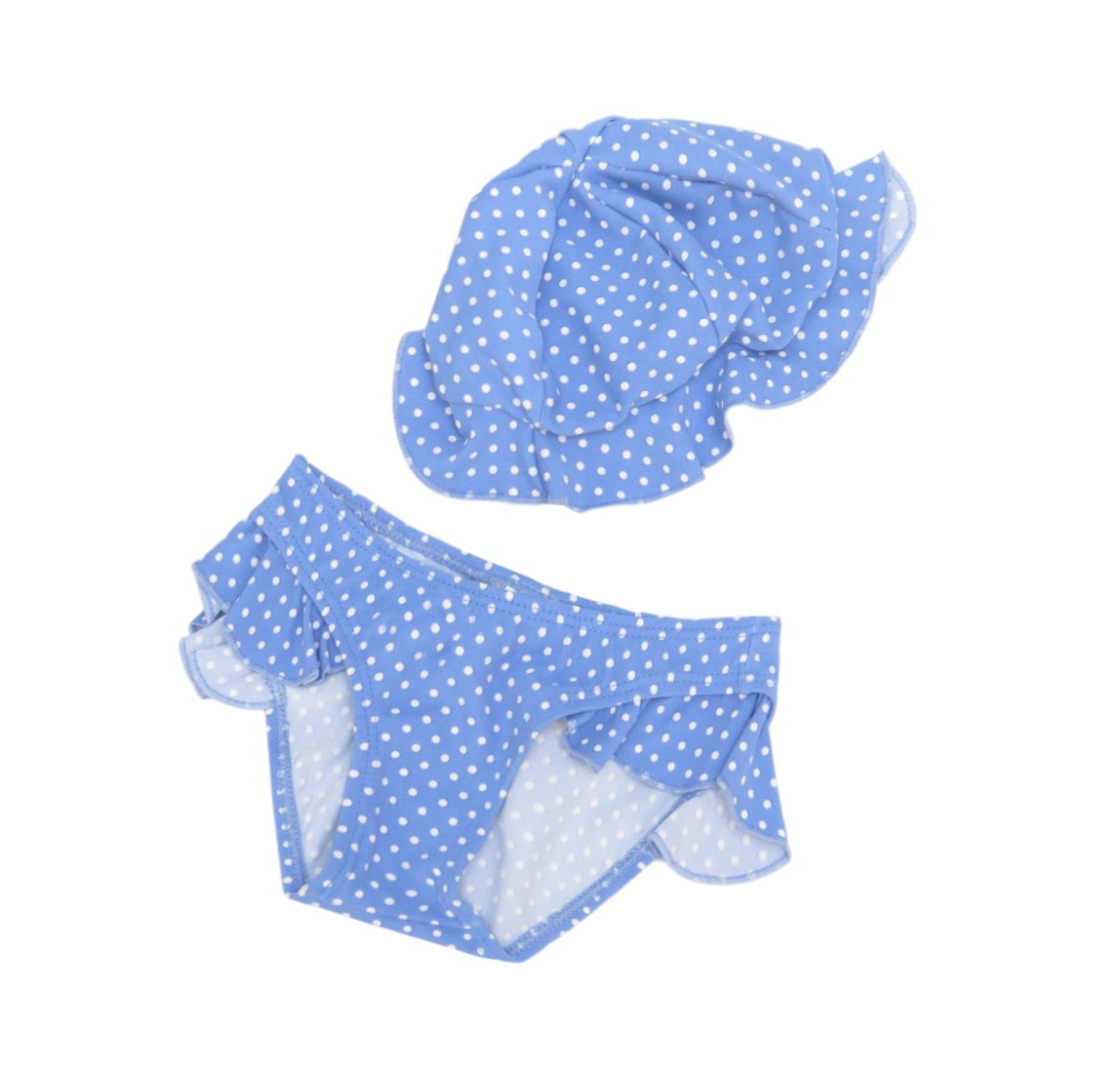 Malla Bombacha con Gorro Estampado Lunares