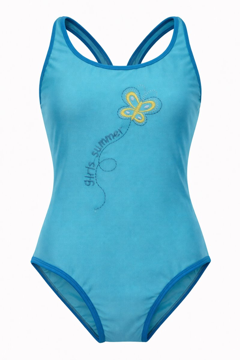 Malla Entera Mariposa Bordada