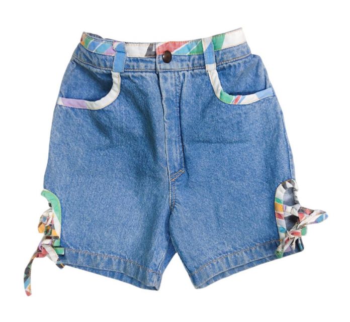 Short de Jean Combinado Tela