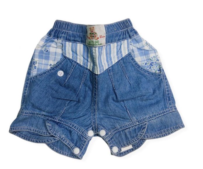Short de Jean Combinado Tela