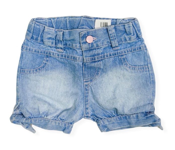 Short de Jean Liso Desgastado