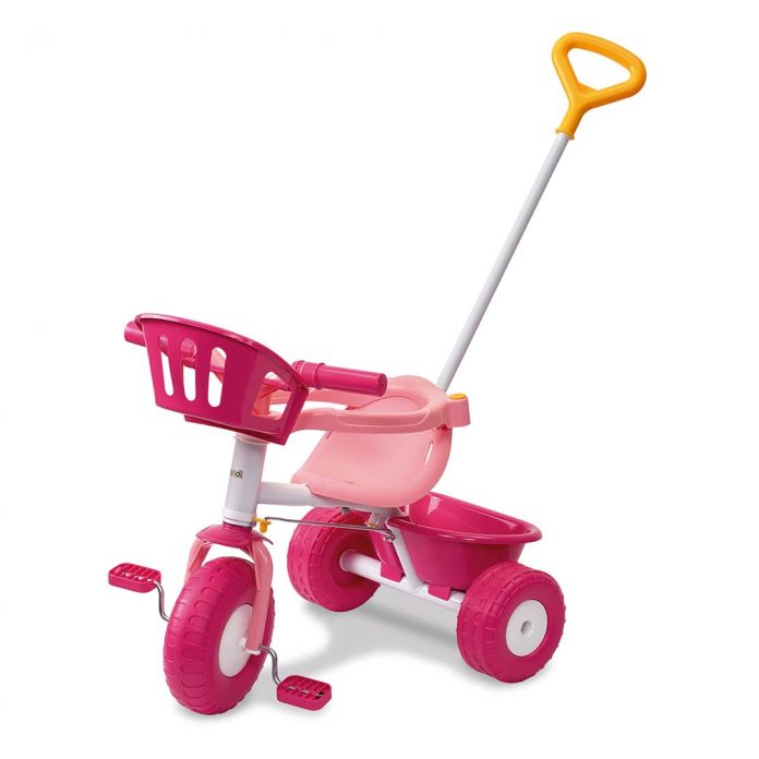Triciclo PINK METAL con manija direccional SIN CANASTO