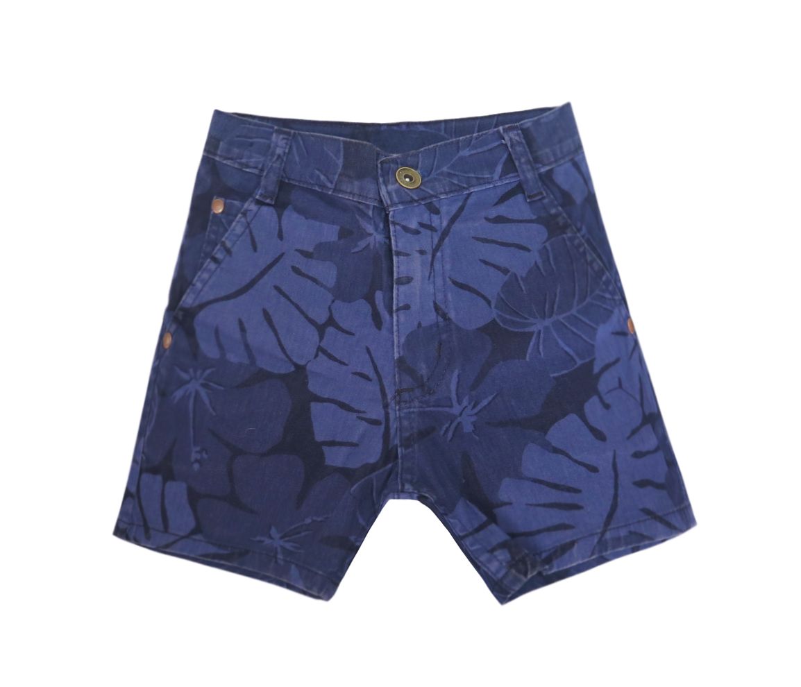 Short Gabardina Varón Estampado Palmeras