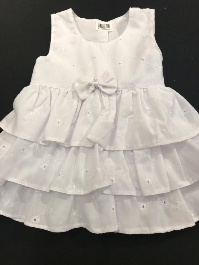 Vestido Broderie Sin Manga