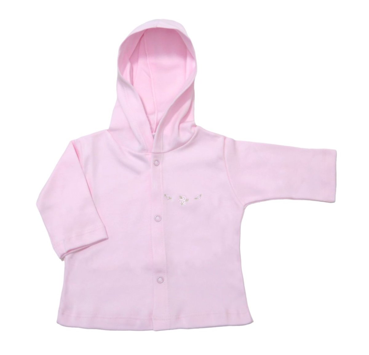 Campera de Algodón con Capucha Bordado