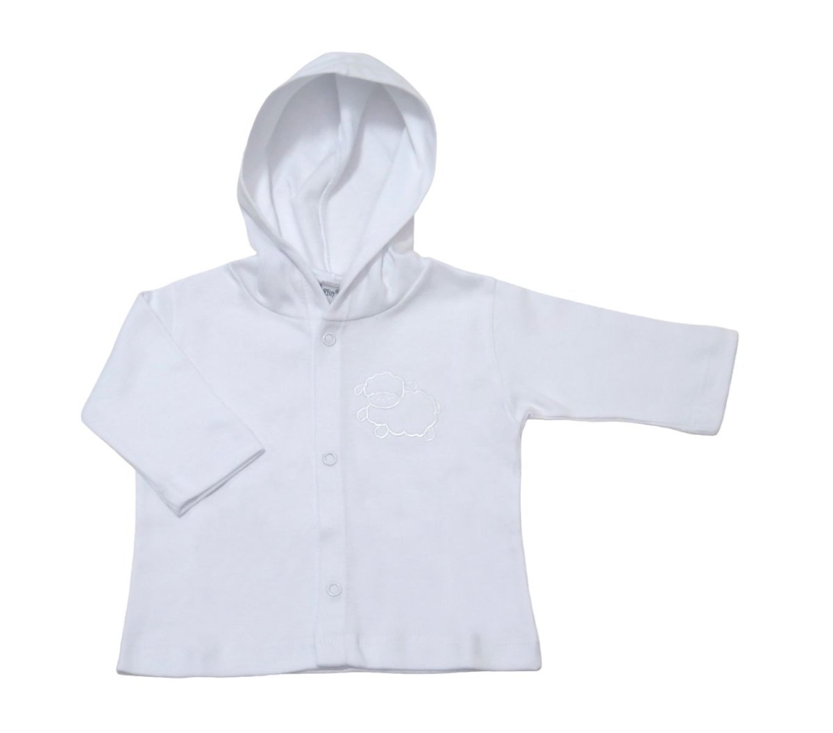 Campera de Algodón con Capucha Bordado