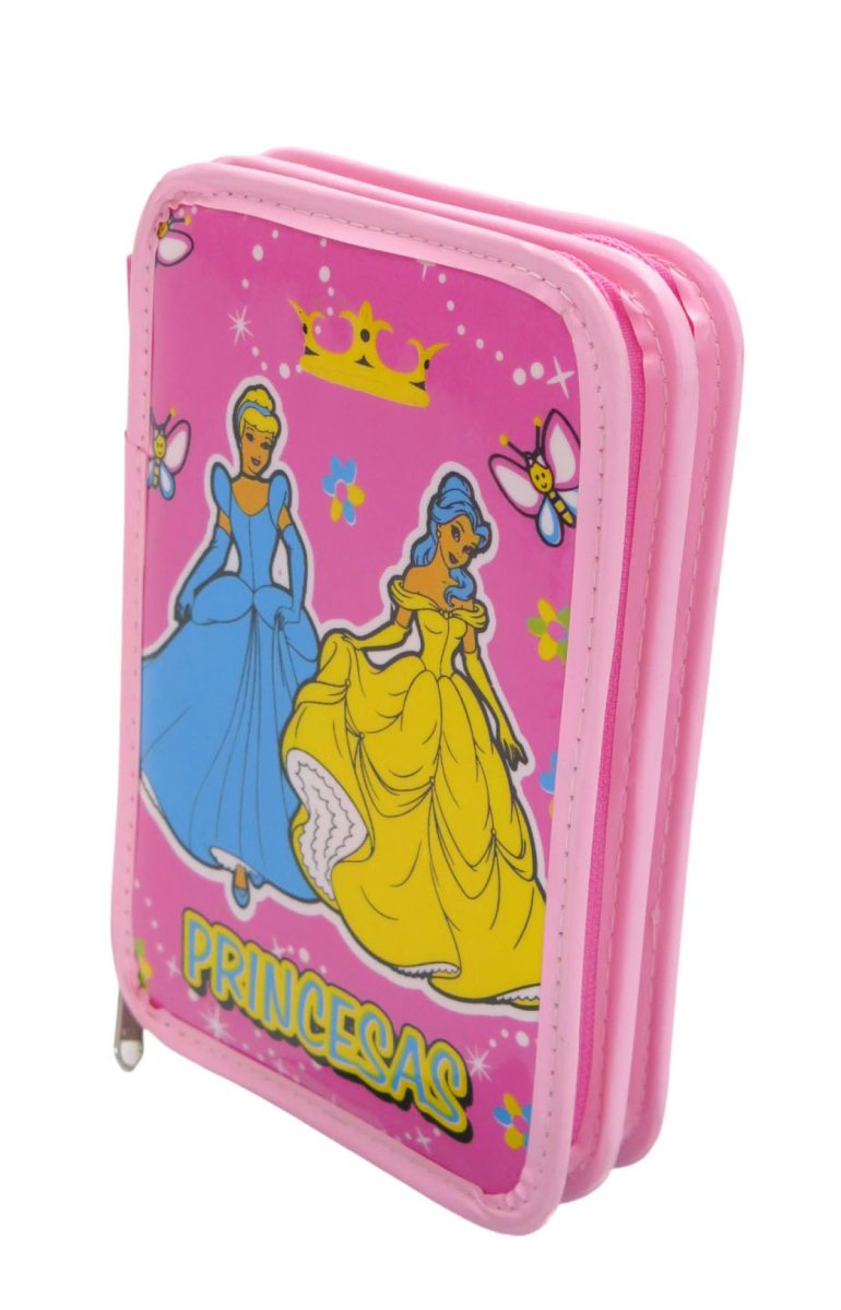 Cartuchera de 2 Pisos de Princesas