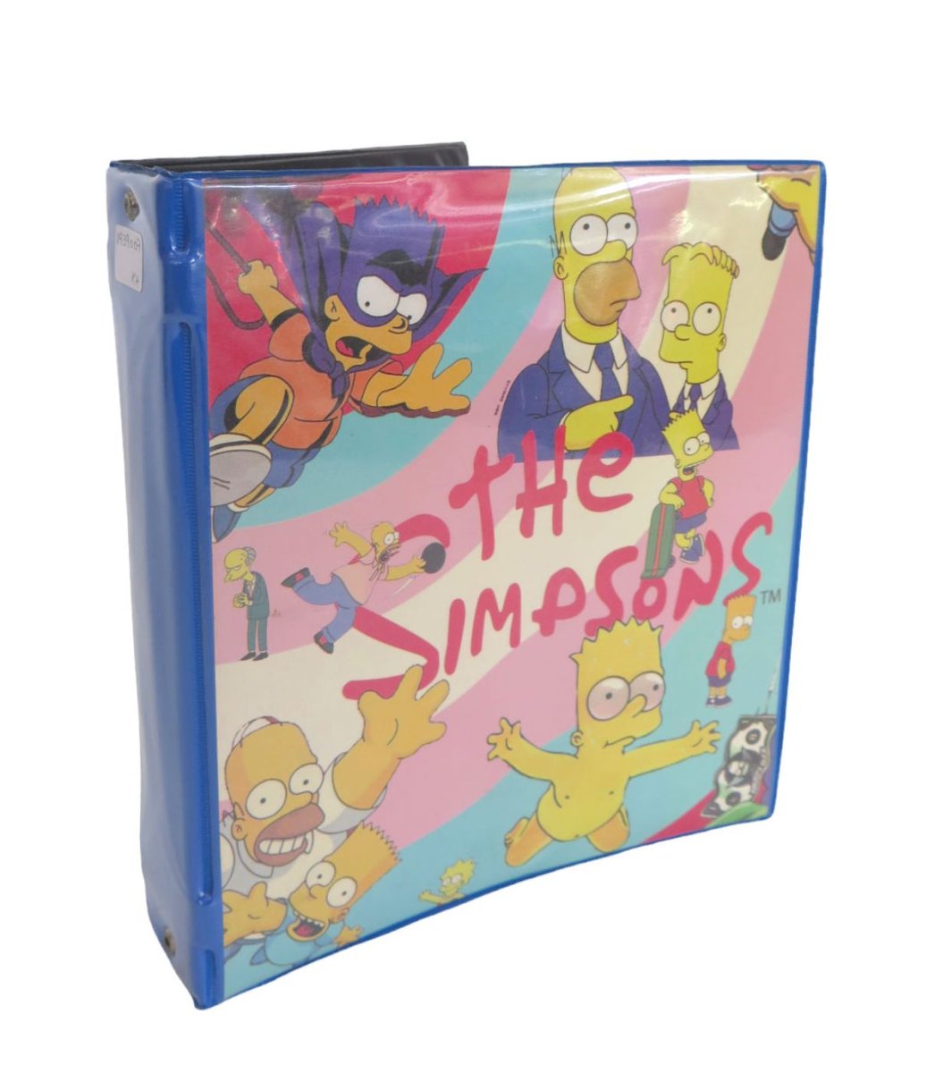 Carpeta N° 3 Pvc 3 Gancho - Los Simpsons