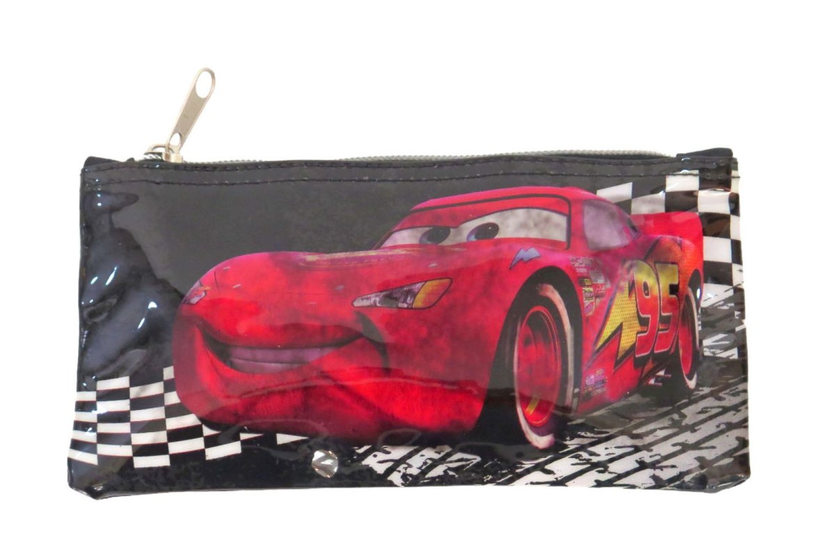 Cartuchera con un cierre estampado de cras