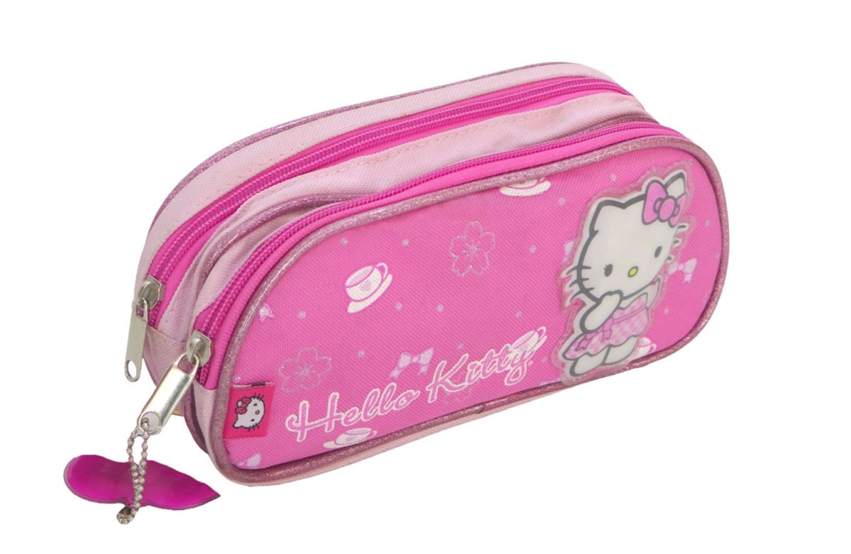 Cartuchera Hello Kitty - 2 Cierre - Kitty en Relieve