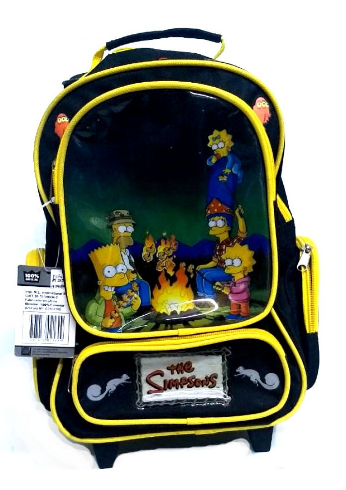 Mochila con Carro de los Simpsons
