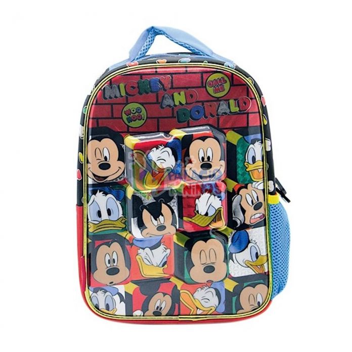 Mochila de Espalda Mickey Mouse Con Relieve