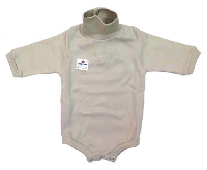 Body Manga Larga Cuello Polera Liso