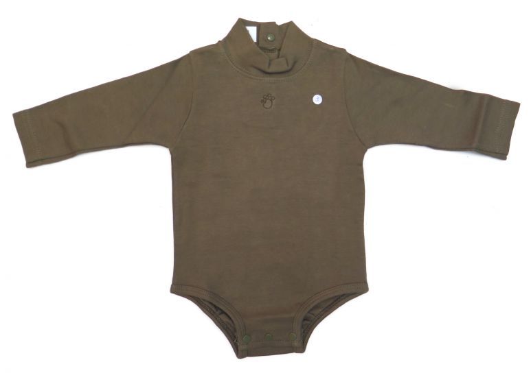 Body Manga Larga Media Polera Lisa