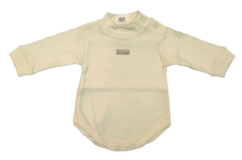 Body Manga Larga Media Polera Lisa