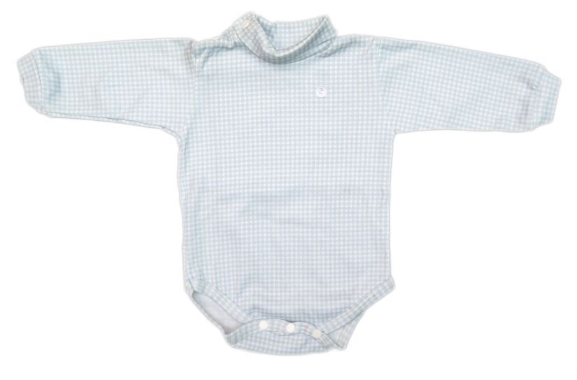 Body Manga Larga Polera Cuadrille