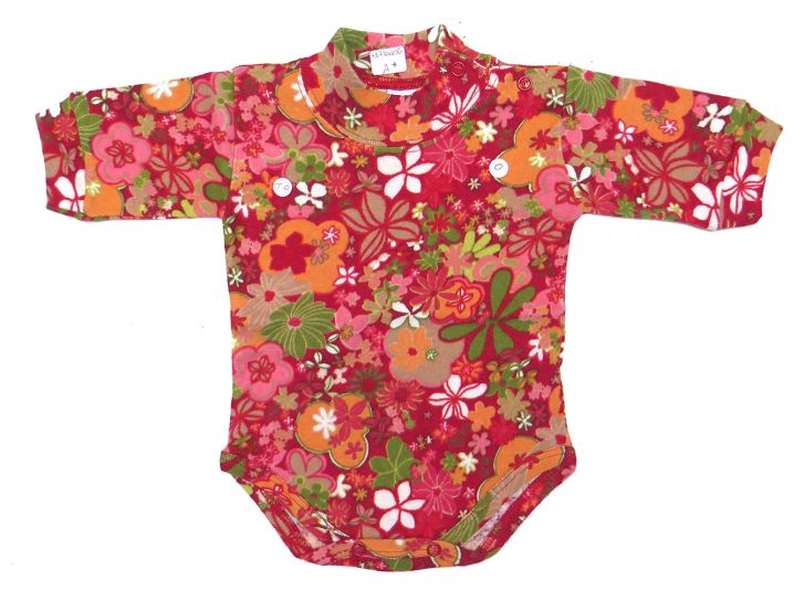 Body De Bremer Manga Larga Estampado Floreado