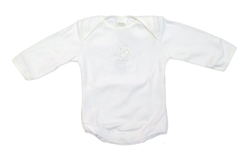 Body Manga Larga Bordado Termico