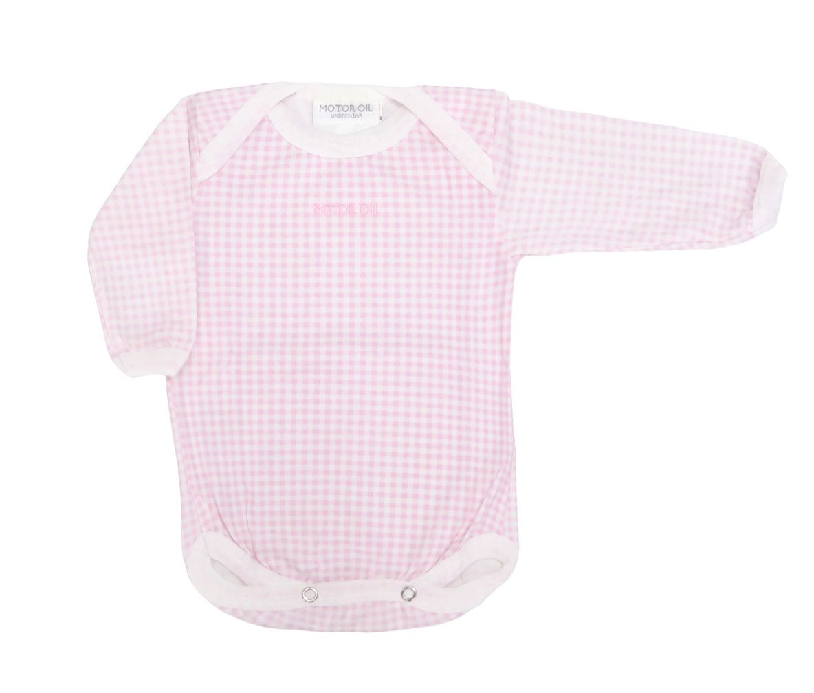 Body Manga Larga Estampado Cuadrille