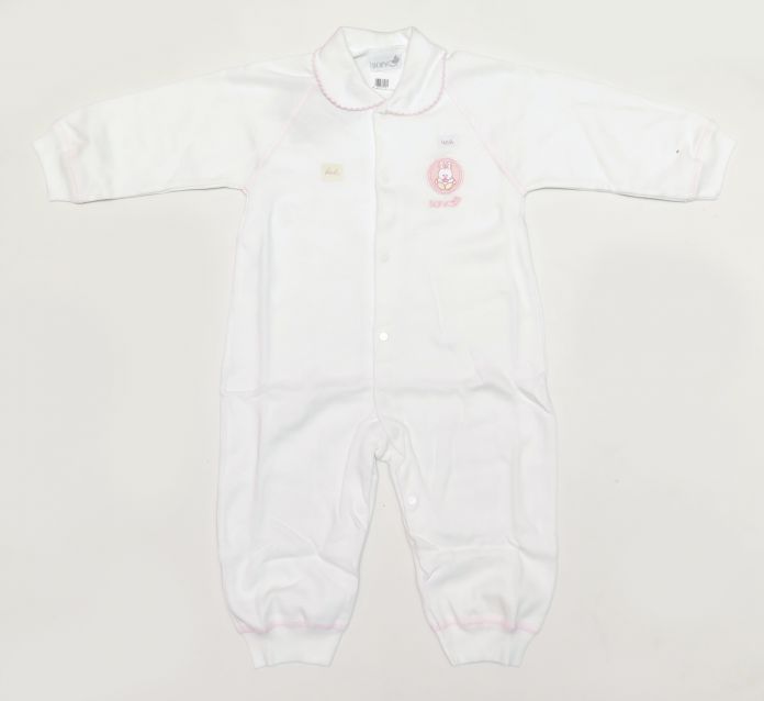 Enterito Manga Larga Sin Pie Con Cuello Y Bordado Conejo