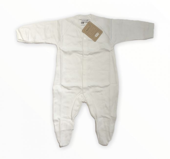 Enterito Manga Larga Liso con Botones Adelante