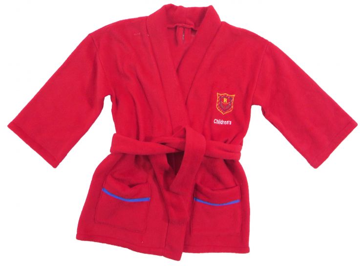 Bata Polar Escudo Bordado