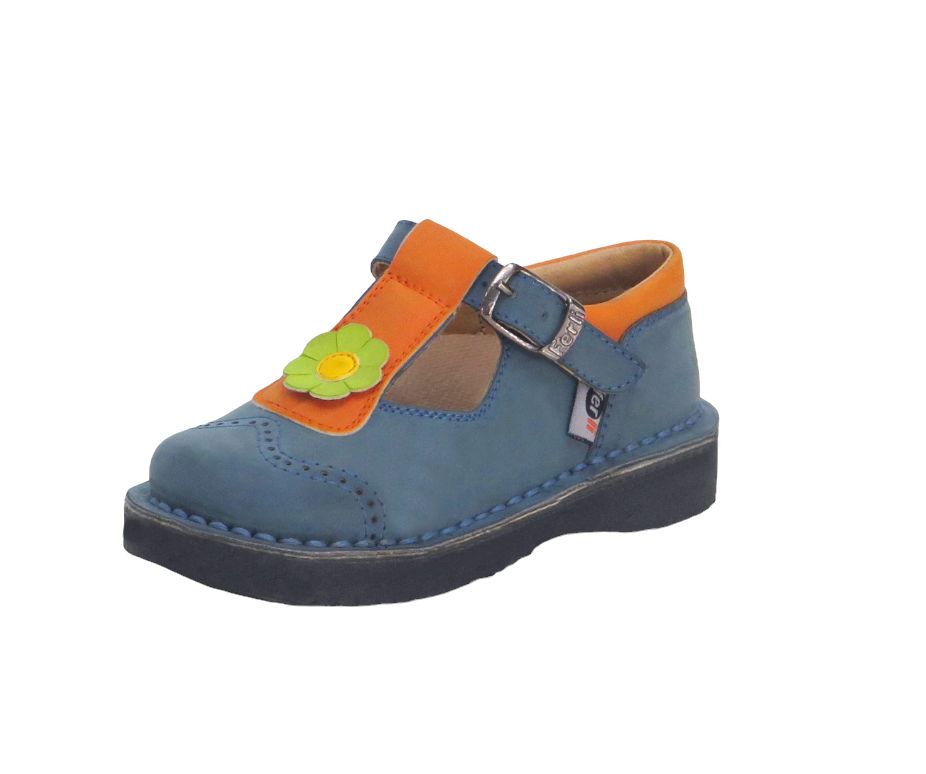 Guillermina Nobuk Con Hebilla y Aplique Flor