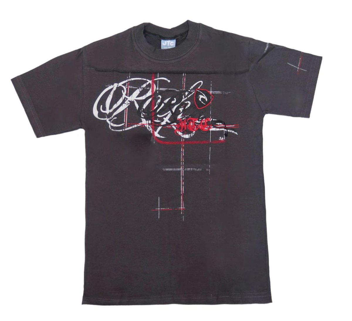 Remera Manga Corta Estampado Rock