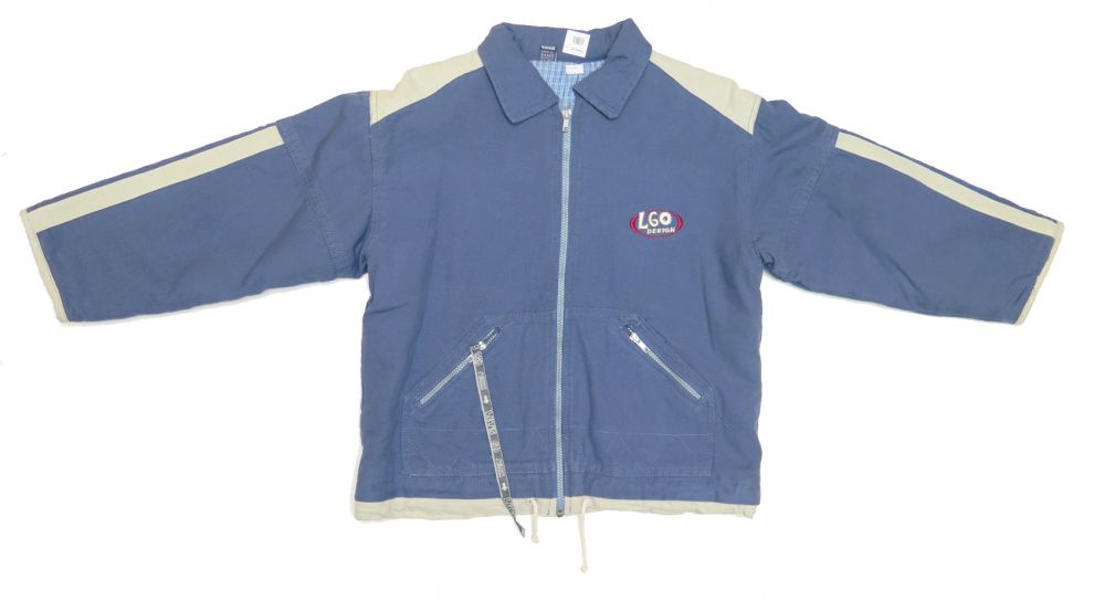 Campera de Gabardina con Cuello