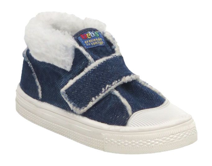 Bota de Jean con Velcro con Cordero