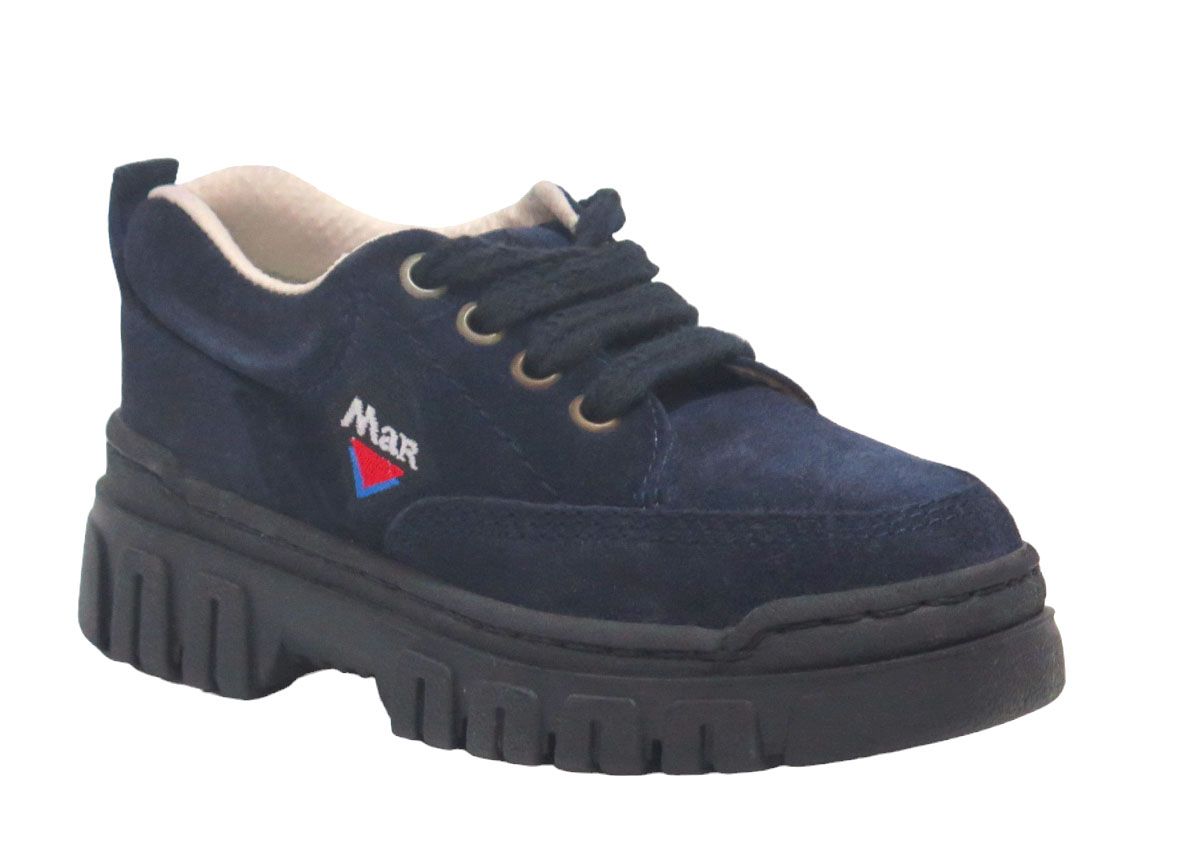 Zapatilla de Gamuza Pesada con Cordon