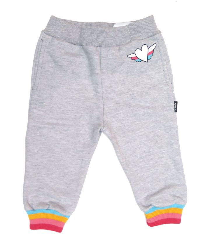 Jogging Frizado Con Puño Arcoirirs