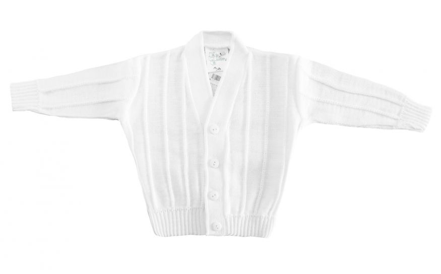 Saquito con Botones Tejido Manga Larga BEBE Varon