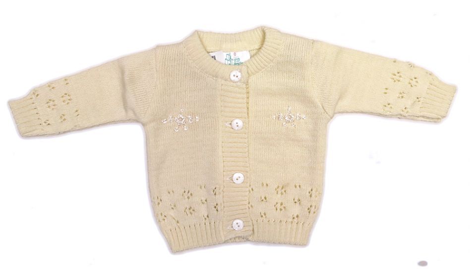 saco de cashmilon bordado de nena